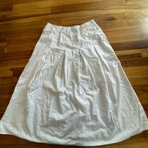 SANTA CRUZ Vintage 70’s-80’s White Eyelet Women's Skirt
